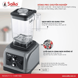Máy Xay Sinh Tố Công Nghiệp Saiko BLG-2800 PRO (2600W)