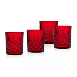 Set 4 cốc pha lê GODINGER Dublin đỏ