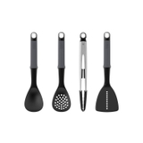 Bộ dụng cụ nấu ăn 4 chi tiết Joseph Joseph 98465 Elevate 4-piece Gift Set with Tongs - Grey