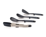 Bộ dụng cụ nấu ăn 4 chi tiết Joseph Joseph 98465 Elevate 4-piece Gift Set with Tongs - Grey