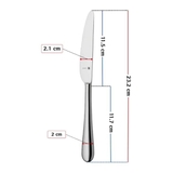 Bộ 6 dao ăn WMF Merit Cromargan Protect 23,2cm