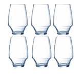 Bộ 6 ly rượu thủy tinh LUMINARC C&S Open Up 350ml - U1041