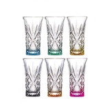 BỘ LY VODKA PHA LÊ GODINGER DUBLIN, NHIỀU MÀU, 6 CHIẾC