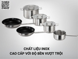 Bộ nồi inox Bosch HEZ9SE060 6 món