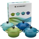 Bộ Nồi Sứ Tròn Le Creuset Mini 4 Cái, 200ml