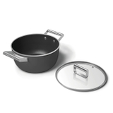 Nồi Smeg CSF2412BLM 24cm màu đen – 4,6L
