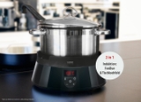 Set nồi lẩu fondue bếp từ CASO Induktions-FonDue schwarz màu đen