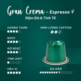 Cà phê viên nén nhôm Carraro Gran Crema