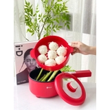 Nồi điện đa năng Arber DN08 màu đỏ