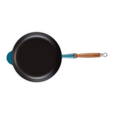 Chảo gang LeCreuset Bratpfanne m. Holzgriff 2930, đường kính 28cm