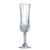 Set 6 ly champagne Longchamp Cristal d'Arques Paris 120ml