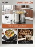 NỒI LUỘC GÀ KÈM XỬNG HẤP GKÖCH 12L