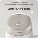 Nồi cơm điện cao tần áp suất kép CUCKOO CRP-NHTR0610 MasterChef Silence. Dung tích 1,08L