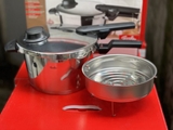 NỒI ÁP SUẤT FISSLER VITAVIT COMRORT 4,5 LÍT HÀNG CHÍNH HÃNG TẶNG KÈM XỬNG HẤP