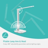 Đèn LED chống cận TaoTronics TT-DL01, 14W, 4 chế độ sáng, 5 mức sáng, hẹn giờ