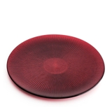 Đĩa IVV Noel Centerpiece Red Glitter 37cm