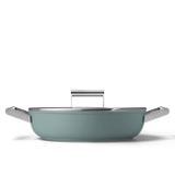 Nồi chảo SMEG DPF2812EGM màu xanh ngọc (vung kính)