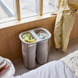 Giỏ đựng quần áo 2 ngăn Joseph Joseph 5000003 Duo 80L (Grey)