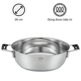 Chảo inox 2 quai Rösle 910950 SILENCE PRO
