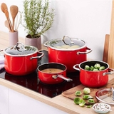 Bộ nồi 4 món Silit Passion Red có quánh - Made In Germany