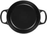 Nồi Gang LeCreuset Bräter rund Evo 18cm Schwarz Matt