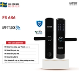 Khóa Cửa Vân Tay Faster FS 686