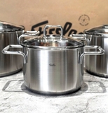 Bộ nồi Fissler Satitherm 2026 chất liệu thép bóng mờ