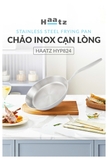 Chảo inox 316 liền khối Haatz , cạn lòng