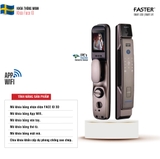 Khóa cửa nhận diện khuôn mặt Faster FS008FD3D-BS Face ID