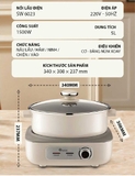 NỒI LẨU ĐIỆN ĐA NĂNG SOWUN SW 6023