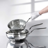 Chảo inox 316 đúc liền khối, sâu lòng, Không Nắp Haatz