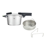 Nồi Áp suất Fissler 4,5L Vitaquick GREEN made in Germany kèm xửng hấp