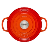 Nồi Gang LeCreuset Evo Màu Cam Flame 18cm