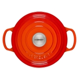 Nồi Gang LeCreuset Evo Màu Cam Flame 18cm