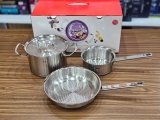 BỘ NỒI FISSLER PROFI SET 3 NẮP INOX