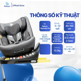 Ghế ô tô cho bé BABYRO I-SPINSAFE PRO (G412IS0)
