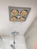 Đèn sưởi ấm kết hợp quạt thông gió âm trần Heizen HE4BR (Điều khiển từ xa)