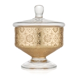 Hũ kẹo IVV Arabesque Gold Leaf 20cm