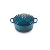 Nồi gang Le Creuset Brater rund Evo 24cm Deep Teal
