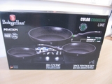 Bộ 3 chảo Berlinger Haus BH/1293NF (20cm+24cm+28cm) - màu đen