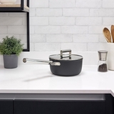 Quánh SMEG CKFS2011BLM 20cm có nắp - màu đen