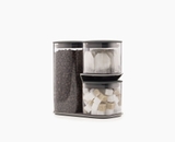 Set 3 hộp đựng thực phẩm Joseph Joseph 98467 Podium 3-piece Storage Jar Set - Grey