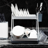 Kệ bát đĩa 2 tầng 2Lock 2-Tier Aluminum Dish Rack