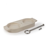 Khay Đế Cối Xay Tiêu Muối Peugeot Linea 44510 16cm Màu Kem