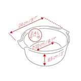 Khuôn Nướng Peugeot Appolia 60770 22cm Màu Đen