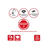 Khuôn Nướng Peugeot Appolia 60770 22cm Màu Đen