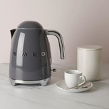 Ấm siêu tốc SMEG KLF03GREU không chỉnh nhiệt - màu ghi bóng