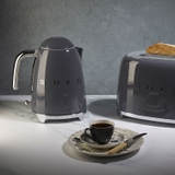 Ấm siêu tốc SMEG KLF03GREU không chỉnh nhiệt - màu ghi bóng