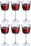 BỘ 6 LY VANG PHA LÊ PHÁP CRISTAL D'ARQUES MACASSAR 350ML