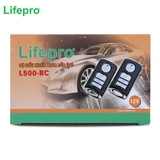 BỘ KHÓA ĐIỀU KHIỂN CỬA Ô TÔ Lifepro L500-RC, ĐIỆN 12V